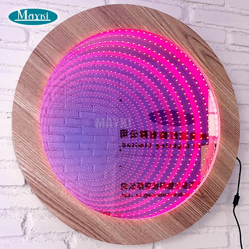 Sensory Infinity Light Smart 3D  Led Infinity Mirror with big button remote controller