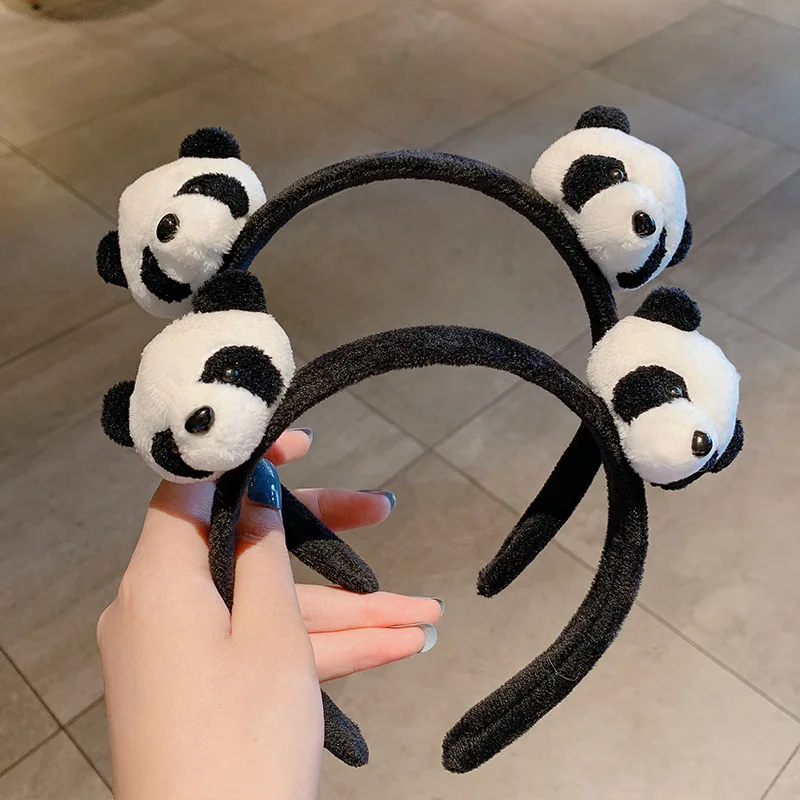 Wholesale Hair Accessories Fashion Cute Panda Spa Washing Face Headband for Women Girls