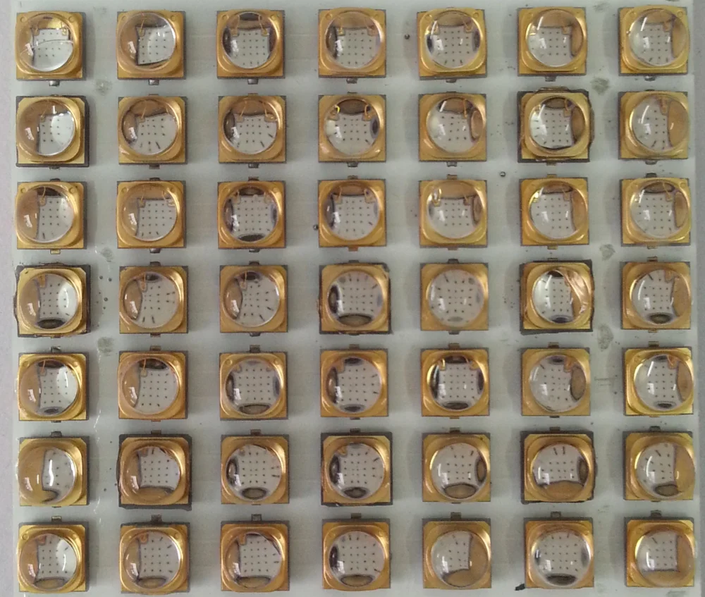  Высокомощный 3535 smd УФ светодиодный чип 1 Вт 3