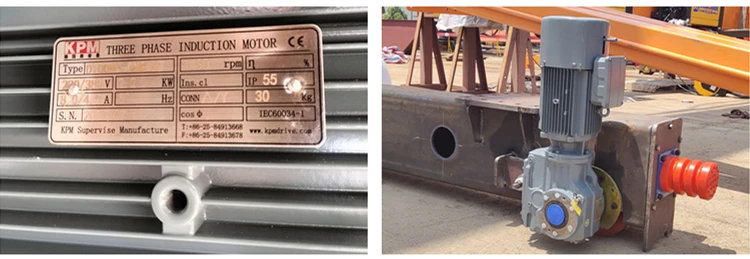 10 ton 16 ton Europe style single girder beam 12.5 T 15 ton gantry crane overhead EOT crane for sale in Seaside workshop