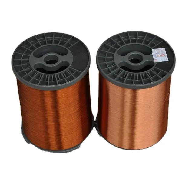 Polyester-imide coated copper clad aluminum winding wire