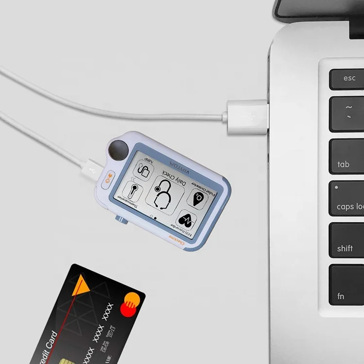 
Viatom Checkme Pro Doctor Blood Oxygen Pulse Rate Monitor ECG Portable Machine 