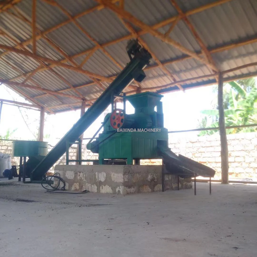 Oven small charcoal balls briquette press making machine