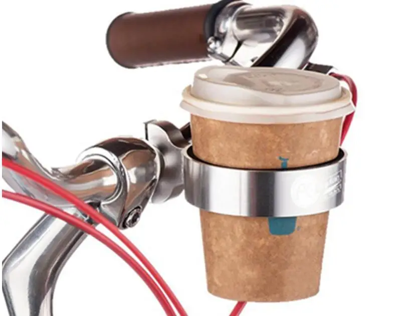 Screws Polished Black Handle Handle  Beverage Cup Holder  Electric Scooter Accessories  Road Bicycle Cup Holder  Aluminum Alloy