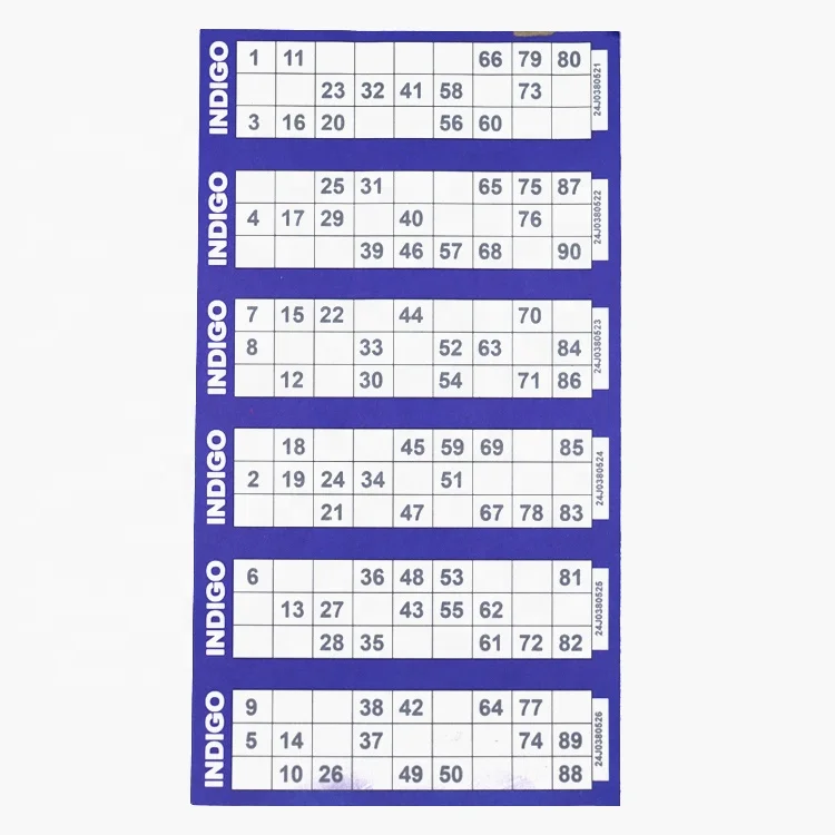 Manufacture custom bingo cards paper Virtual Bingo Game  printable bingo board card Generator