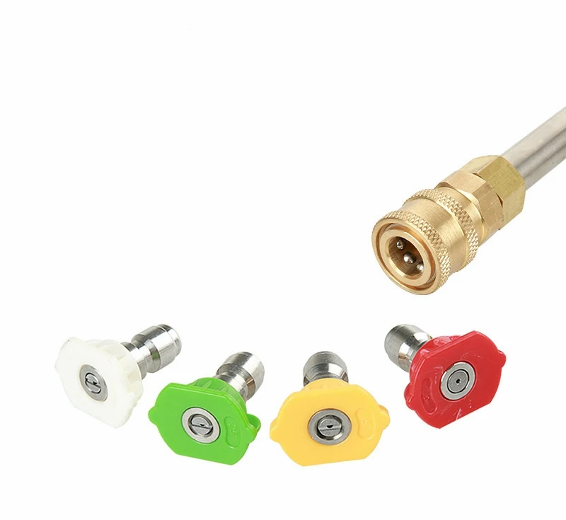 
4000 PSI High Pressure Car Water Washer Gun Pure Copper Interface Car Wash Spray Jet Gun Lance with Extension Wand 