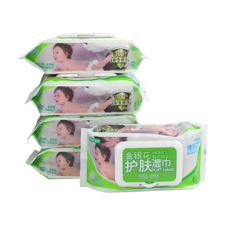 ВИННЕР оптовые продажи от производителя OEM (изготовитель комплектного оборудования) высоко-качественный уход за кожей одноразовые нетканые 80 шт. детские влажные салфетки diapex