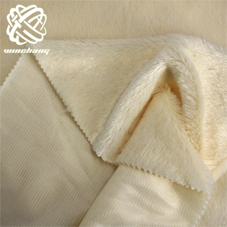 2021 Fashion Style Artificial 100% Polyester PV Plush Faux Fur Fabric For Shoes Lining Carpet Garment Fake Fur