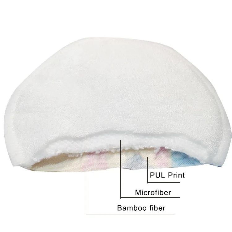 Подкладки из бамбукового волокна для груди, многоразовые моющиеся прокладки для груди, для кормления грудью