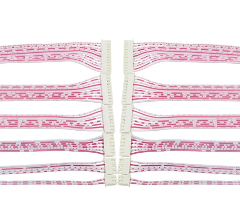 2468 2651 Flat Ribbon Cable with JST PH 1.27mm 2.0mm 2.54mm processing custom Connectors cable