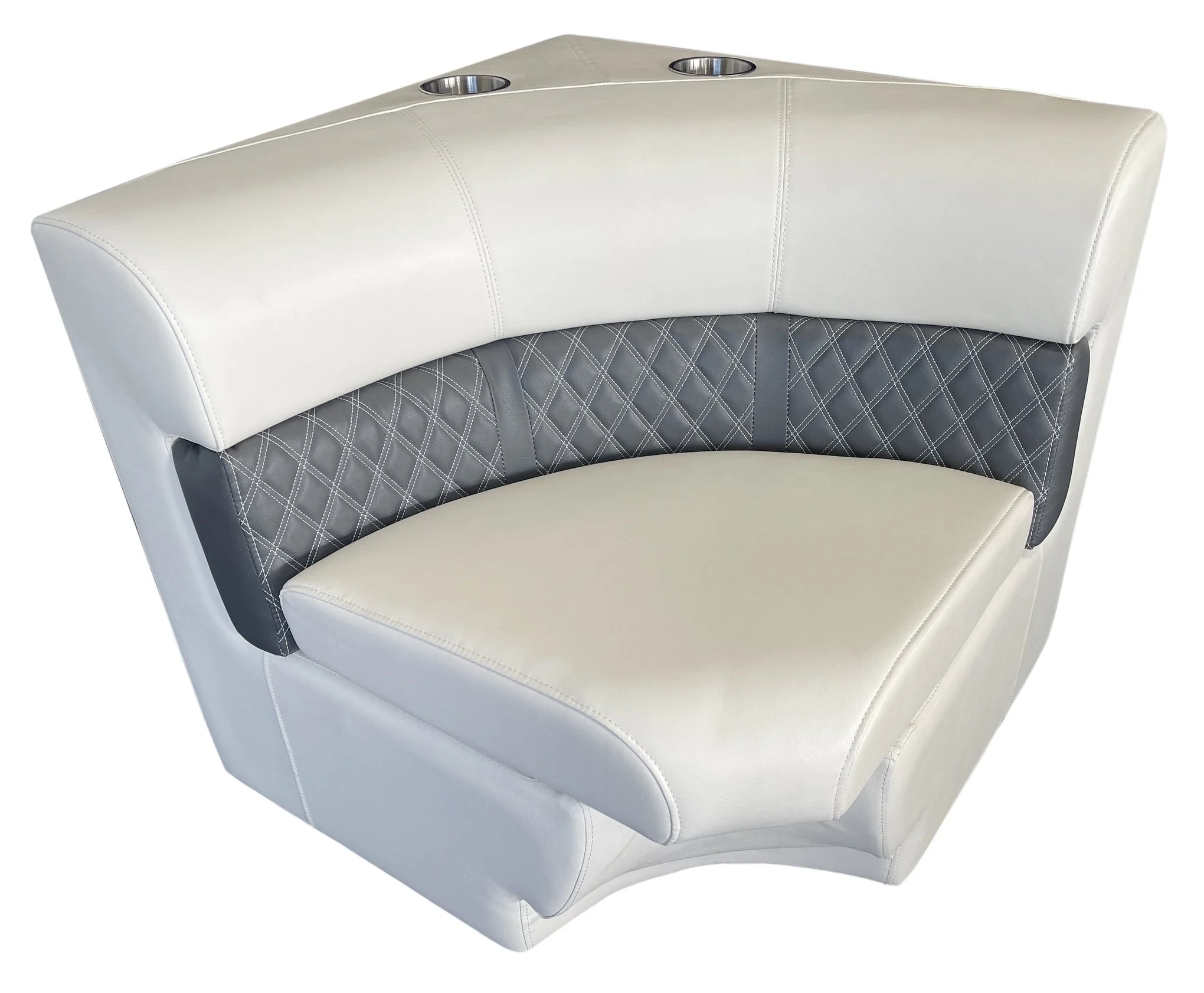 Factory directly Marine Luxury Comfort Pontoon Furniture Sofa Pontoon boat sofa series Corner without cup holder