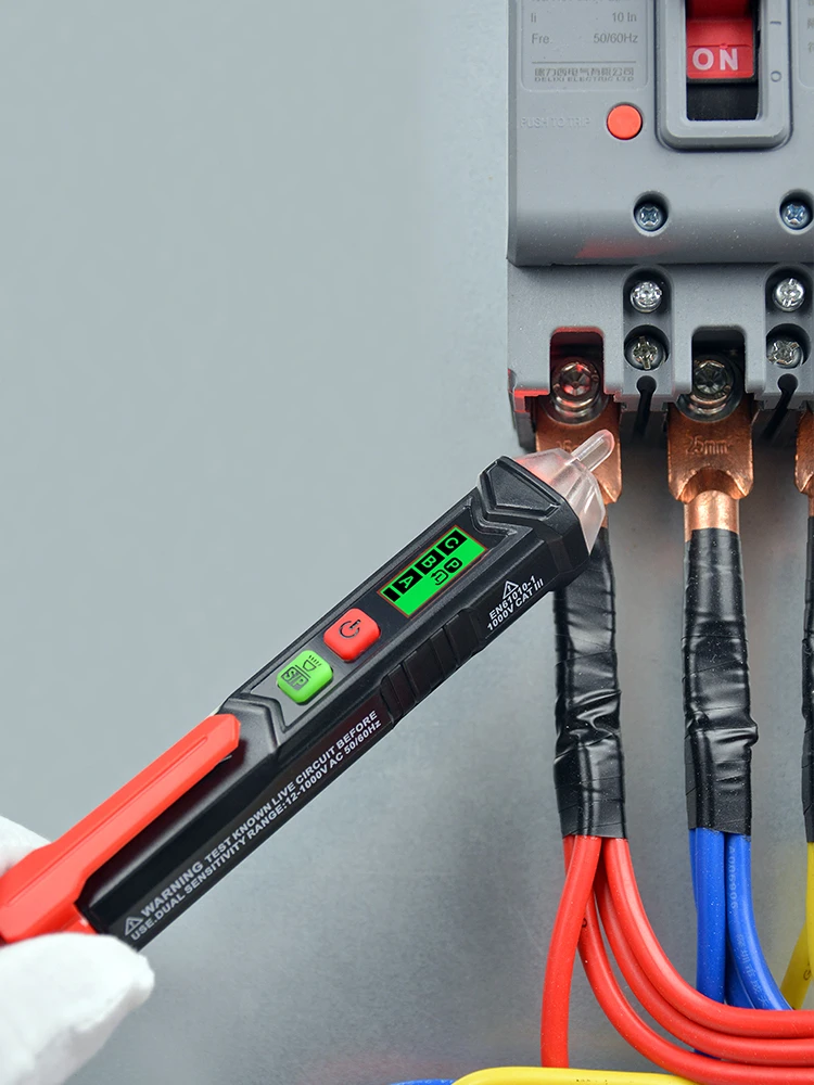 Habotest HT100P Phase Non contact Voltage Tester with LCD Dislay AC12V TO
