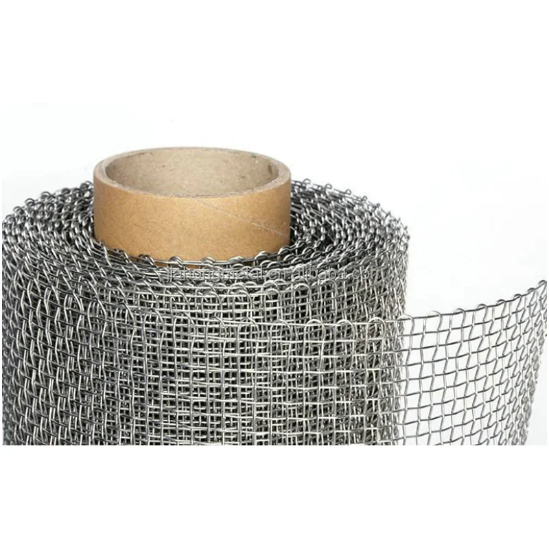 Industrial Stainless Steel Magnetic Crimped Woven Wire Cloth Mesh 4# 6# 430 Mining Screens