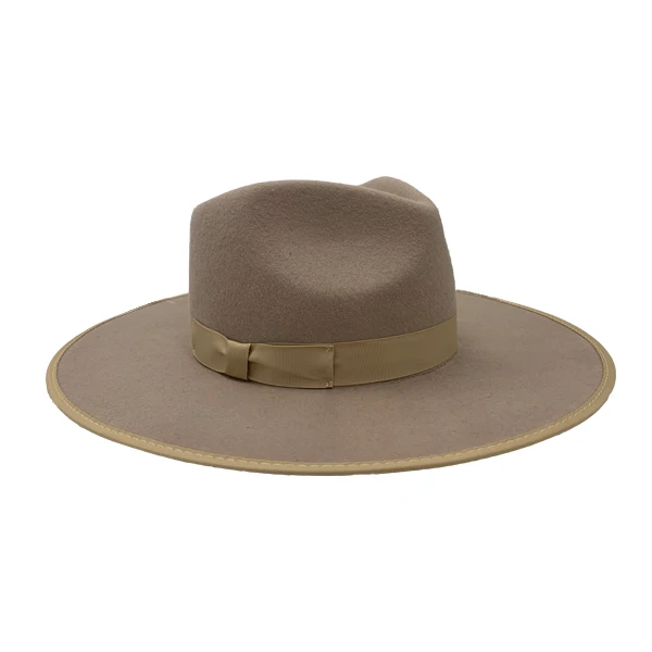 New best selling wholesale wool fedora top hats women customized felt hat factory