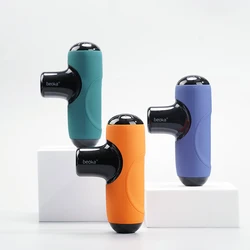 Beoka facial gun massager small portable pocket mini heated massage gun hot with case
