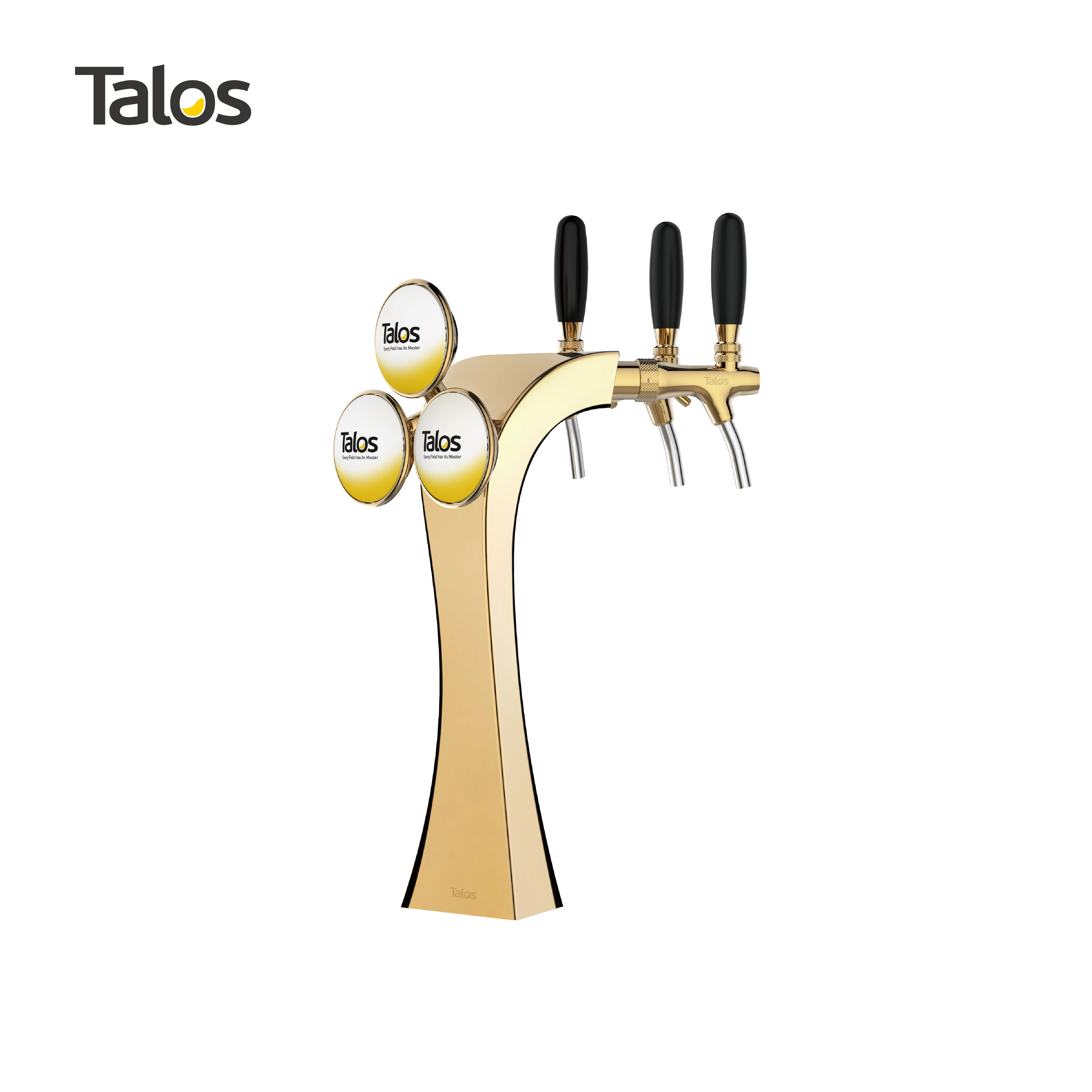 TALOS Brage Tap Tower PVD 3-way Dispensing Tower Draft Beer Tower