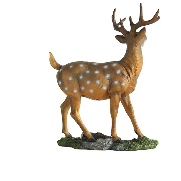 christmas deer yard decorations for sale,factory price Decorative Animal Sculpture resin deer garden statues