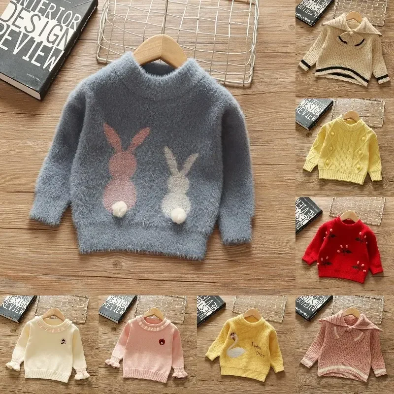 Cashmere Wool Cotton Cardigan Pullover Custom Logo Wholesale Children Boys Girl Kid Knitted Baby Sweater