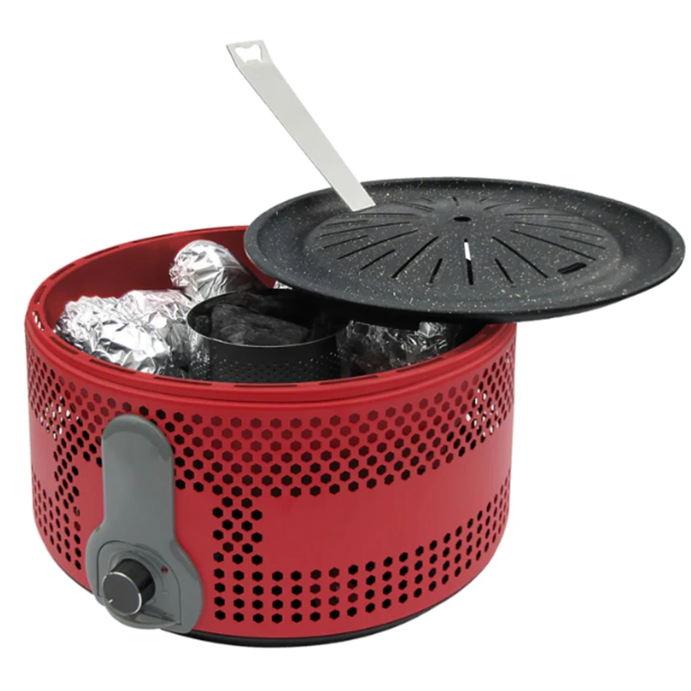 Factory Wholesale Metalline Mini Non-Stick Convenient Multifunction Portable Korean Bbq Grill