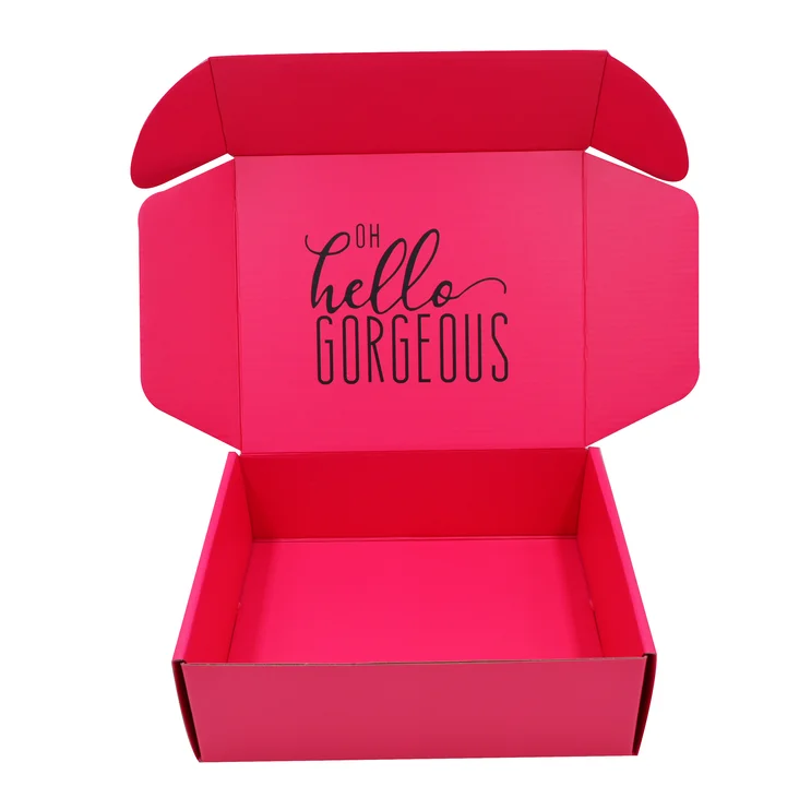 FORTE custom new arrival for simple elegant folding Corrugated Board CMYK Printed packaging paper mail boxes