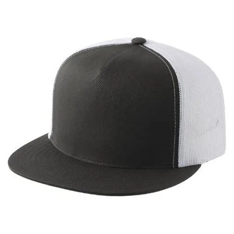 Multiple Colors Solid High Quality Custom Logo 5 Panel Mesh Sports Golf Snapback Caps for Men Fitted Richardson 112 Trucker Hat