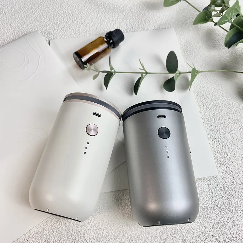 New Portable Mini Electric Car Aroma Diffuser Wireless Rechargeable with USB Essential Oil Waterless Aroma Diffuser