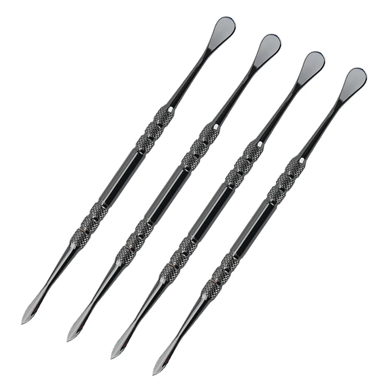 Custom Personalized Cheap Gun-black Metal Stainless Steel Pottery Tools Clay Sculpting Tool