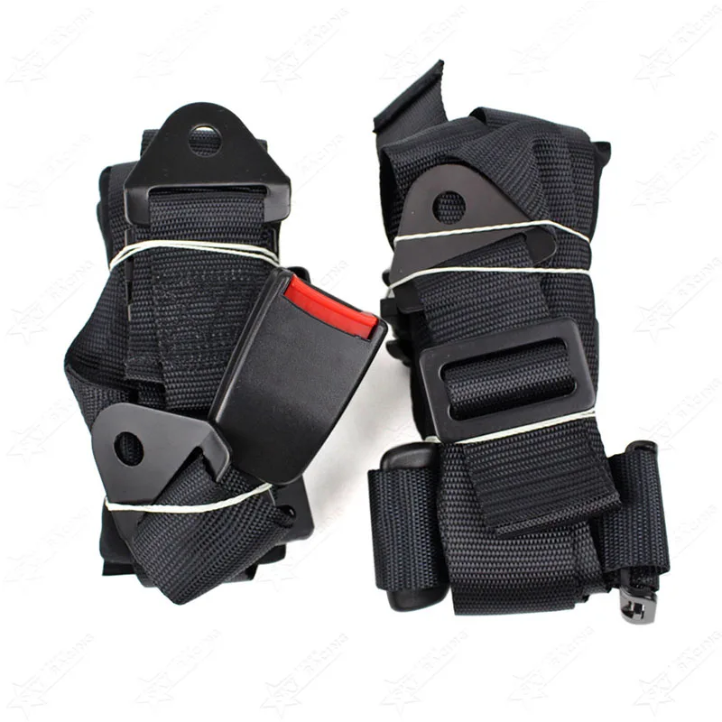 High Quality 2 Inch Black Racing Drift Snap-In Competition Harness Safety Seatbelt 4 Point 2inch Seat Belt with Bolts