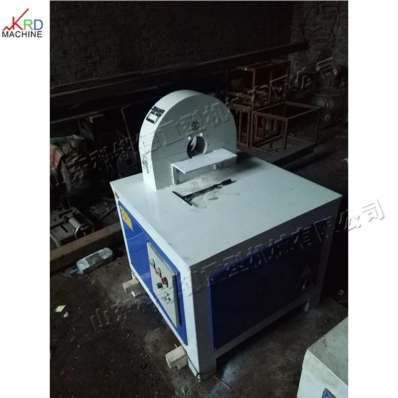 Pipe bending polishing machine irregular round pipe rust removal machine elliptical flat pipe surface sanding machine