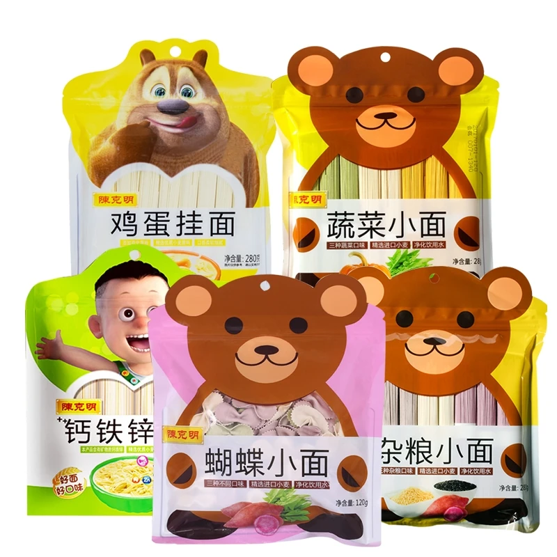 Оптовая продажа, Китайская лапша быстрого приготовления, сухая лапша для детей, вкусная яичная лапша