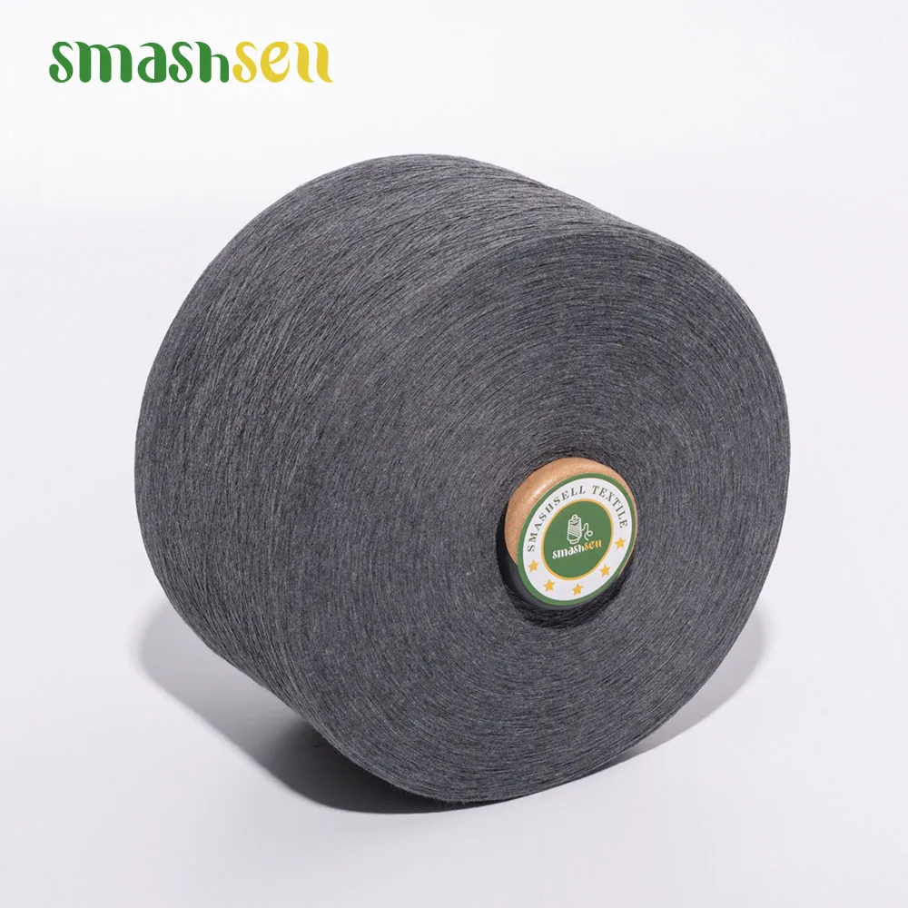 Polyester Cotton 65/35 Carded Combed Tc Blended Yarn Raw White Ne 24/1 Wax Yarn Auto Coned