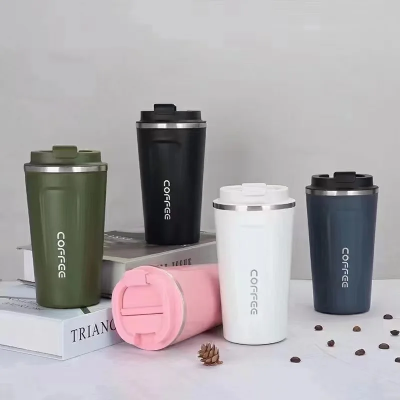 17Oz Stainless Steel Vacuum Insulated Tumbler 380ml Double Wall Coffee Cup Tumbler With Screw Lid For Water Iced Tea Or Coffee