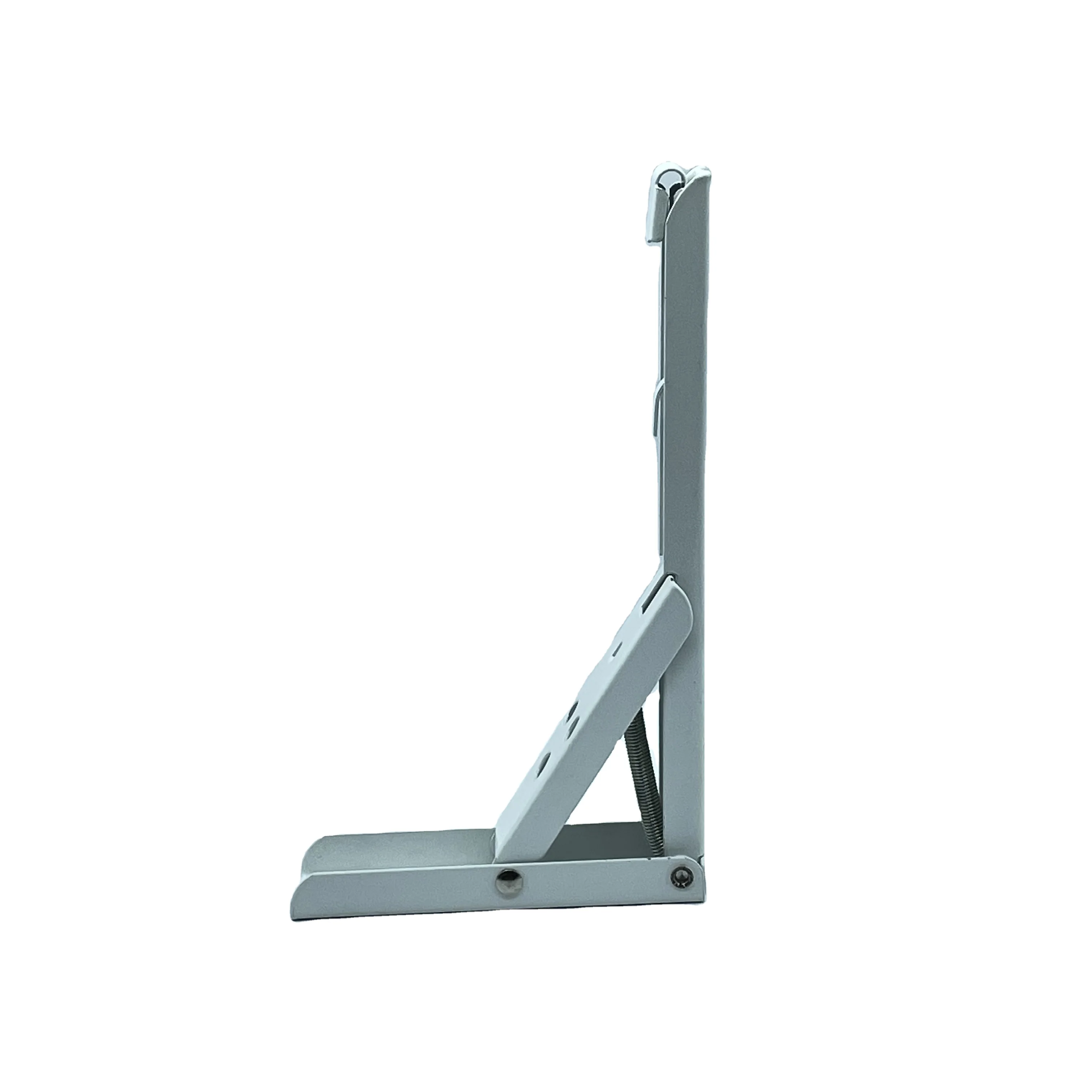 Wall Mounted Corner Angle Foldable Steel Triangle Table Support Black Heavy Duty Metal Folding Adjustable Shelf Brackets