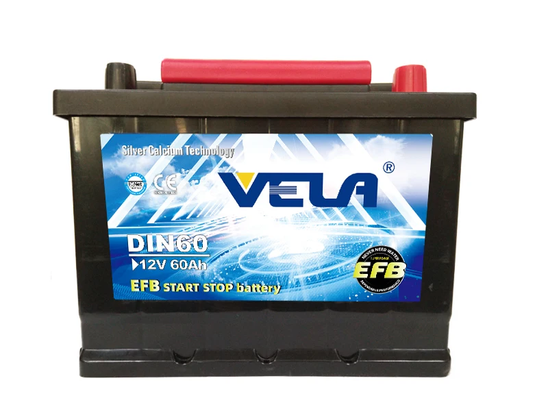 China factory battery 12v 60ah small 12 volt battery 12v60ah car battery DIN60 56068 56069