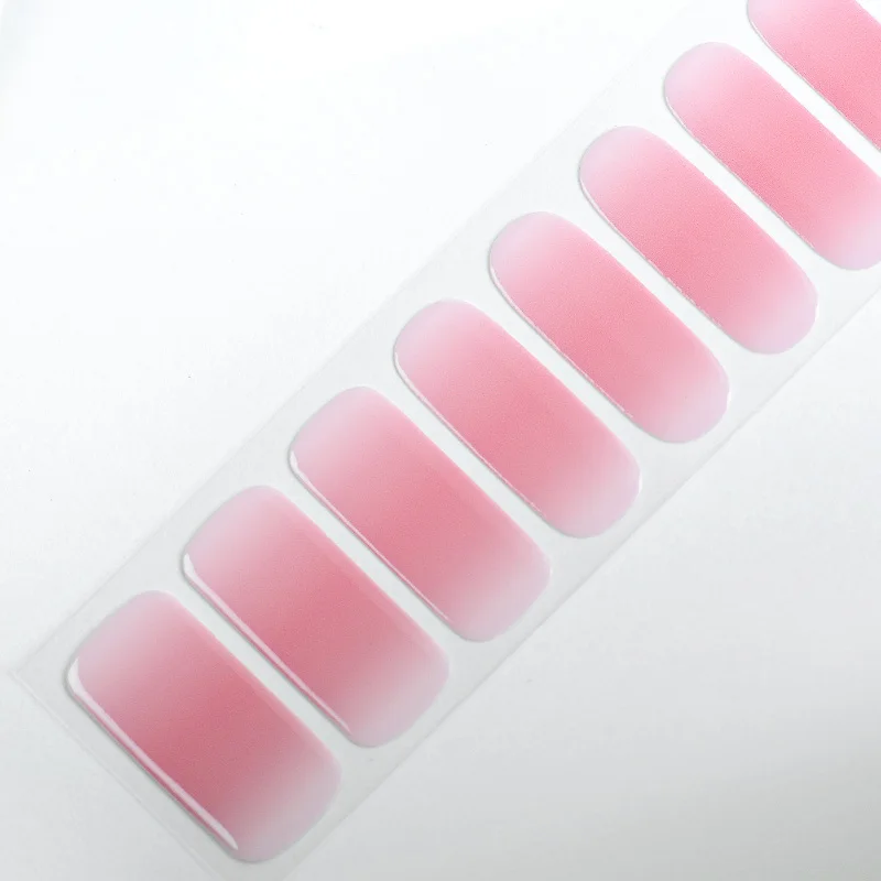 High Quality Semi Cured Gel Nail Strips Non-Toxic Long Lasting Gel Nail Polish and Semi Cured Gel Nail Wraps
