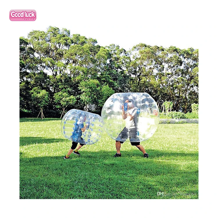 Inflatable Ball Person Inside Bubble Backpack Crazy Buddy Belly Bumper
