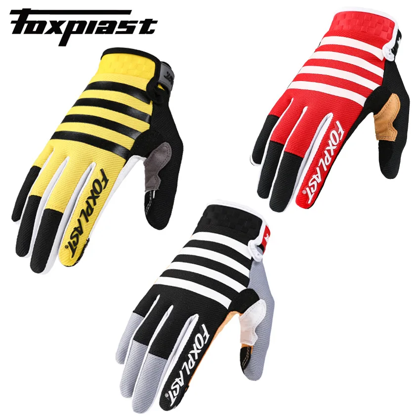 MX Motocross Gloves Customn ATV MTB BMX Dirt Bike Motorcycle Racing Gloves Full Finger Women Men Riding Cycling Sports