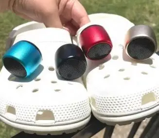 New inventions  bluetooth speaker shoes charms speaker accessory mini bluetooth speaker shoes charm wholesale charms for shoes