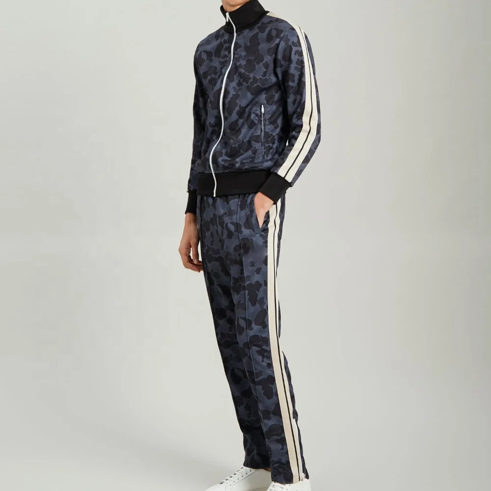 OEM Custom Windbreaker Suit Two Piece Short Set Zip Up Jacket Sweatsuit Nylon Zipper Track Suit Windbreaker Tracksuit For Men