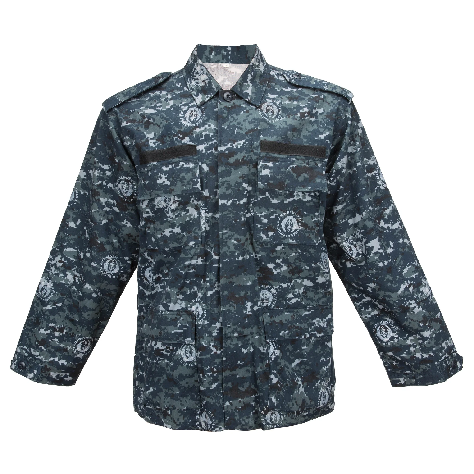 Double Safe Custom Camouflage Suit Fabric bdu Tactical Jacket Uniform Set Men High Quality Security Guard Uniform for sale
