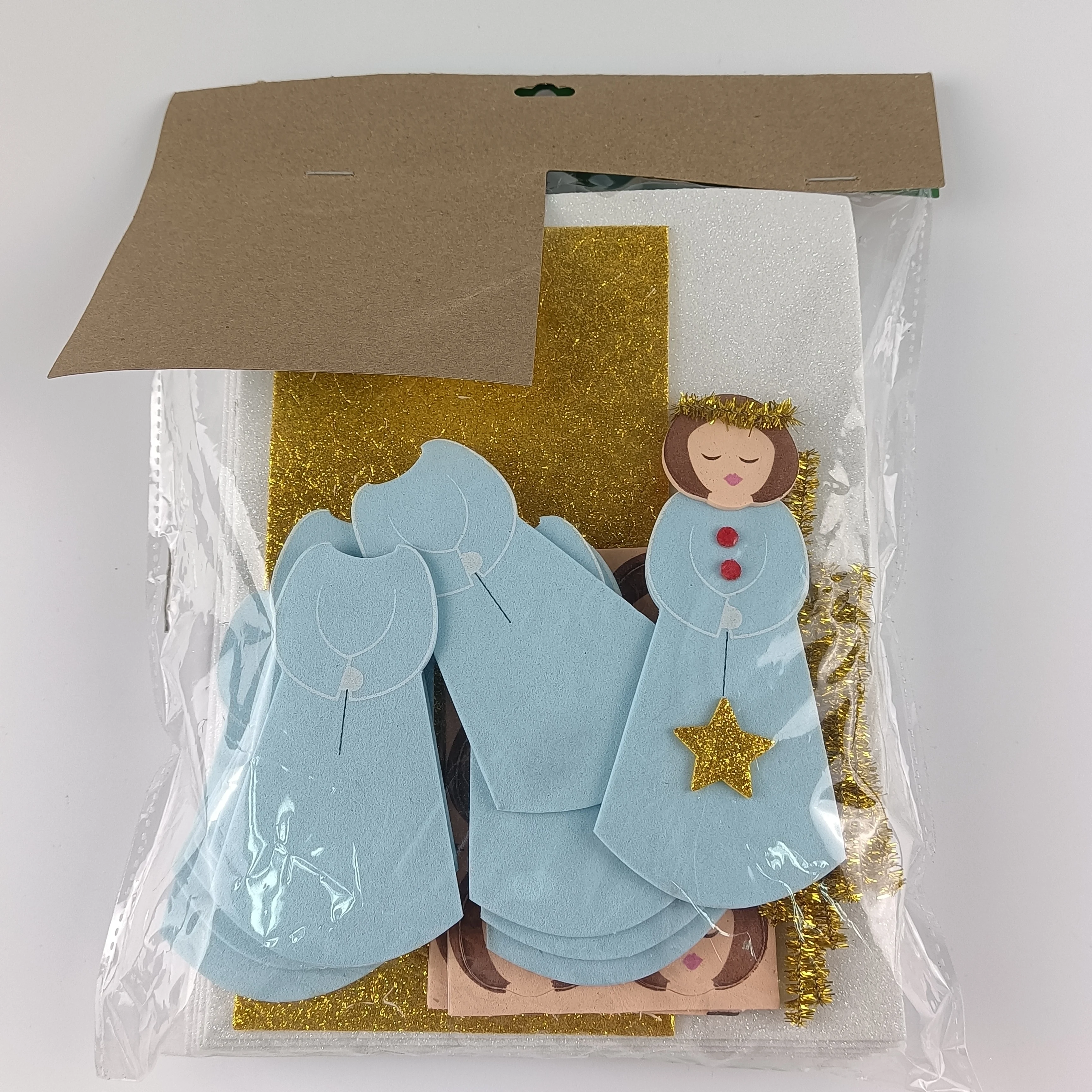 
christmas foam angel hand Kit Make you own Foam Kit 
