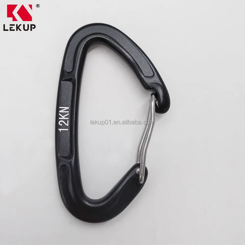 Aluminum Climbing Carabiner Clip Heavy Duty Caribeaners Small Carabiners Clip for Dog Leash Camping Hiking Outdoor Gym etc.