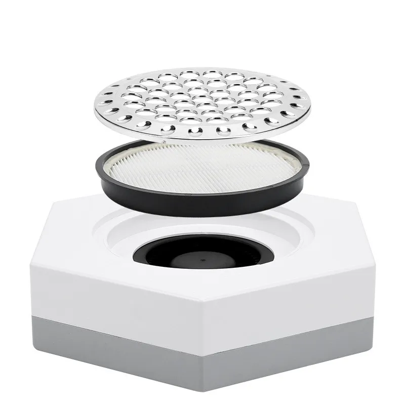 New 80W Japanese nail dust collection with filter and adjustable wind speed is used in mini nail shops