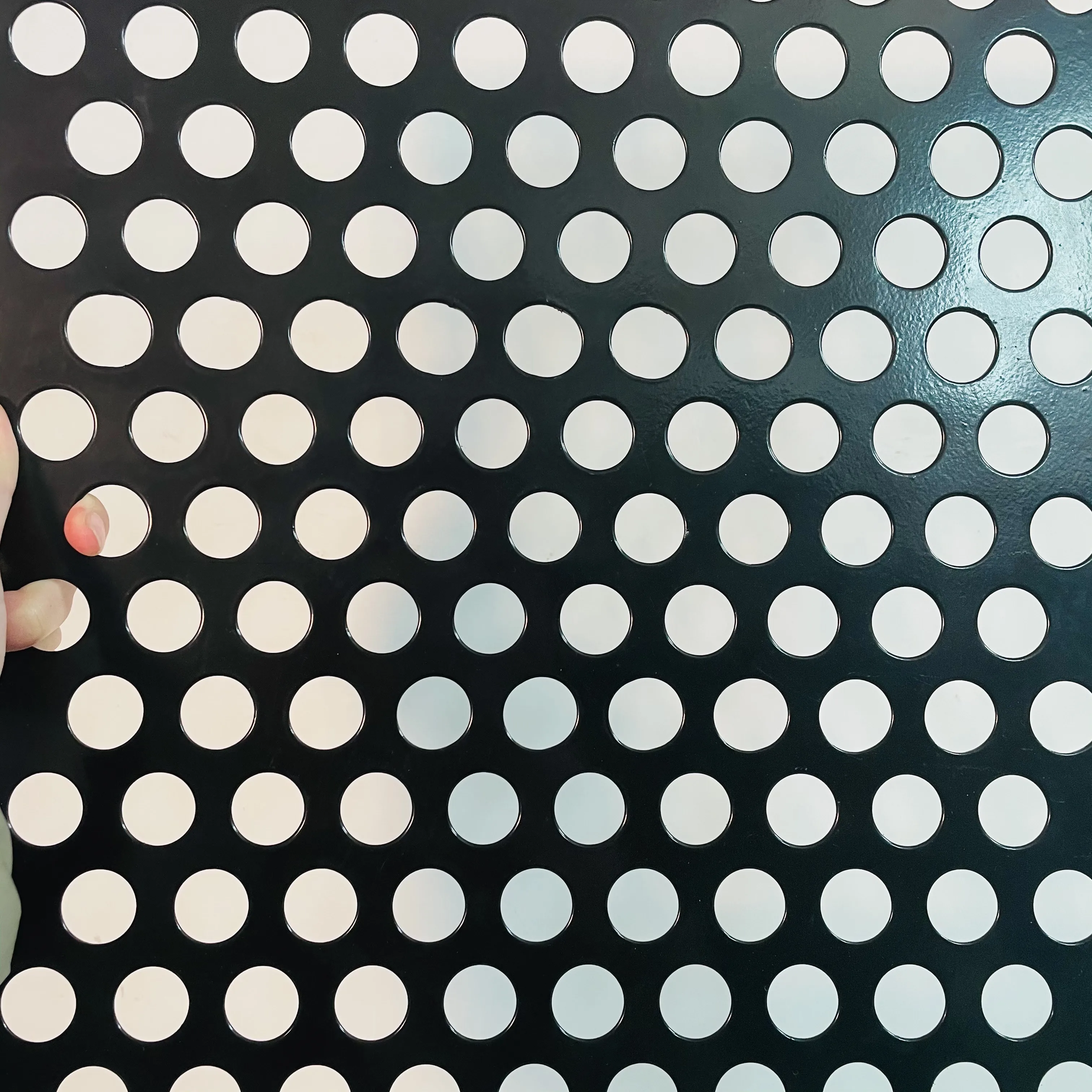 Aluminium round hexagonal perforated metal sheet for exterior wall decorative