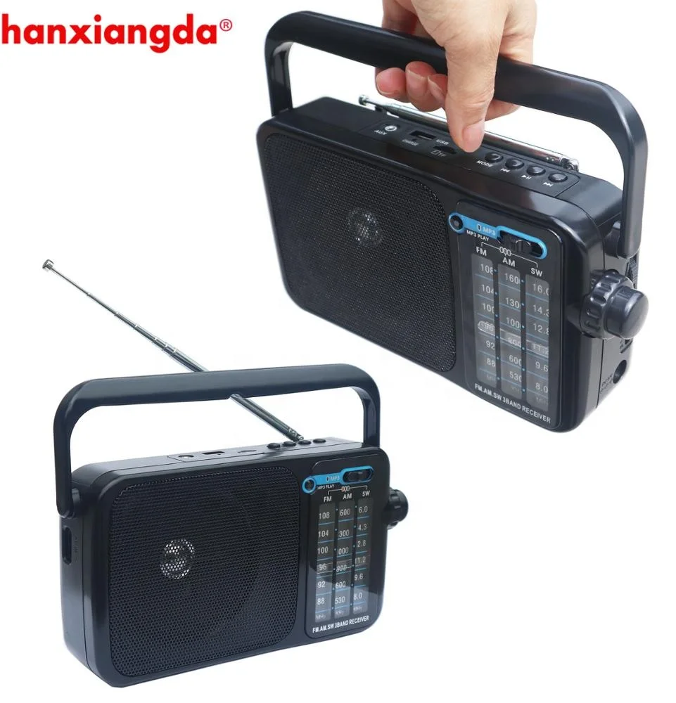800mAH Rechargeable AM FM SW Radio portable radio digital