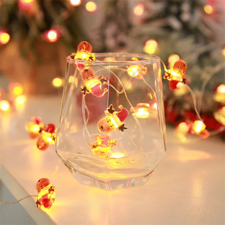 LED Battery Box Bubble Ball Light String Christmas Day Outdoor Waterproof Courtyard Lawn Decoration Light Moon Lamp