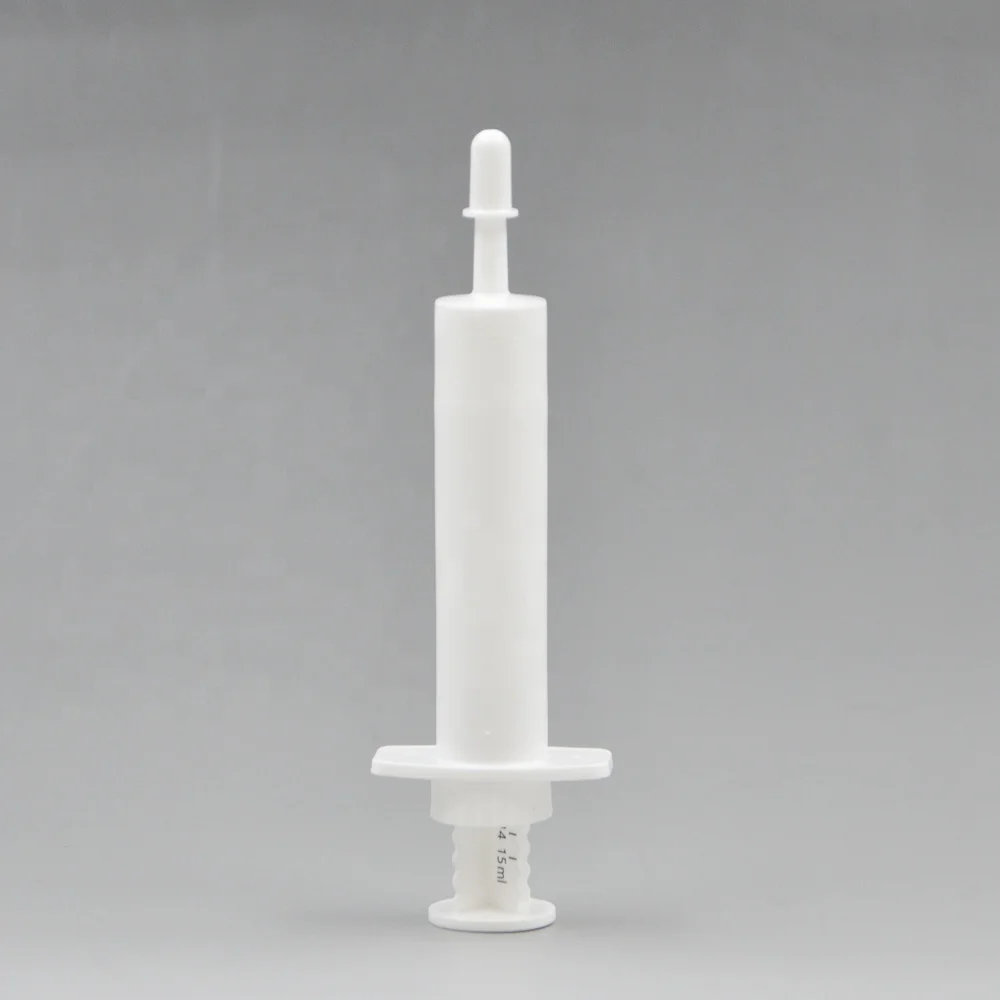 
syringe manufacturers supply 15ml animal paste syringe packaging for animal 