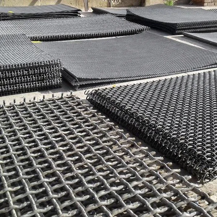 High manganese 65Mn steel wire vibrating sieve screen mesh for Mining and Quarry