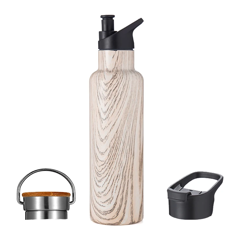 2022 new style smart sport water bottle with LED Temperature Display