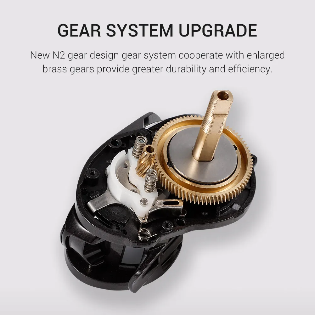 Noeby 7.3:1 High Speed Gear Ratio Baitcast 8kg Max Drag Ultralight Fishing Reel